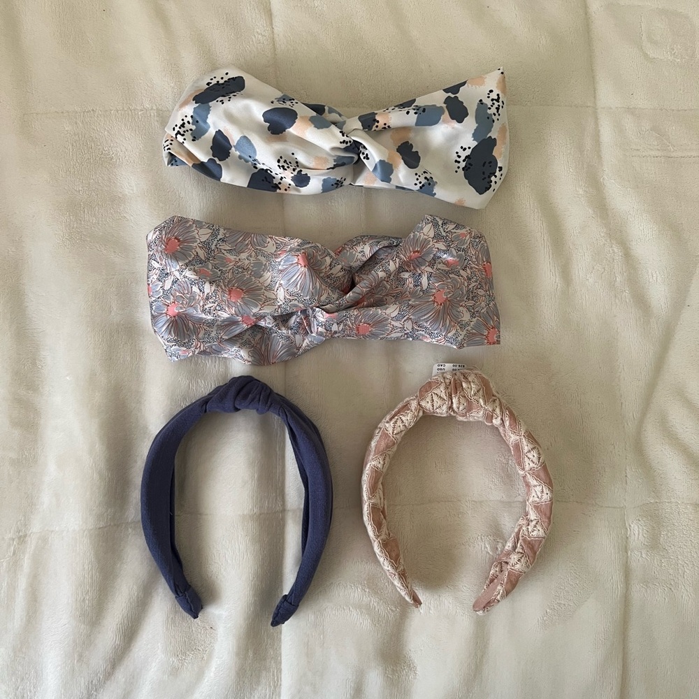 NWOT Anthropologie Headbands Bundle Of 4